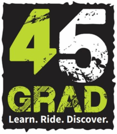 45 GRAD Learn. Ride. Discover. Logo (DPMA, 14.12.2020)