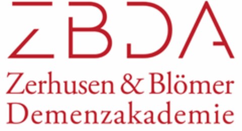 ZBDA Zerhusen & Blömer Demenzakademie Logo (DPMA, 05.10.2022)