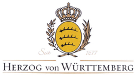 Seit 1677 HERZOG von WÜRTTEMBERG Logo (DPMA, 02/28/2024)