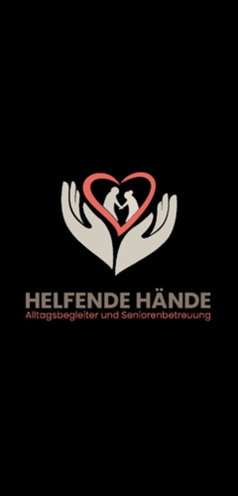 HELFENDE HÄNDE Alltagsbegleiter und Seniorenbetreuung Logo (DPMA, 25.03.2025)