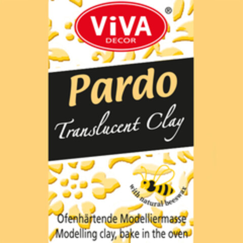ViVA DECOR Pardo Translucent Clay Ofenhärtende Modelliermasse Modelling clay, bake in the oven Logo (DPMA, 25.07.2025)