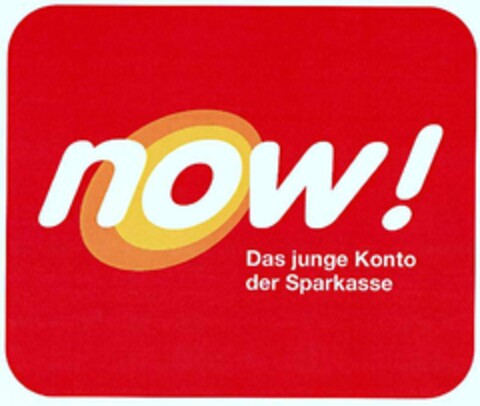 now! Das junge Konto der Sparkasse Logo (DPMA, 10.09.2002)