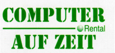 COMPUTER AUF ZEIT Logo (DPMA, 24.01.1995)