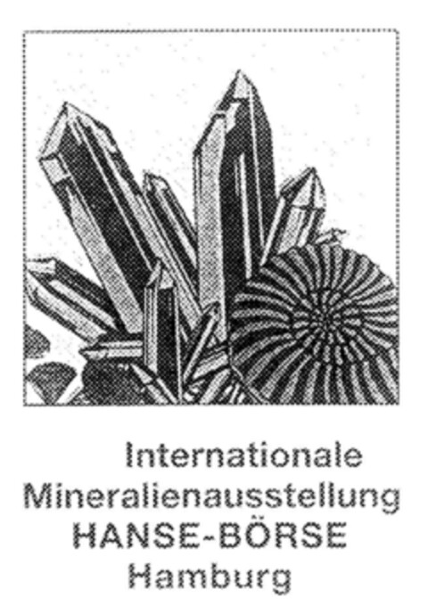 Internationale Mineralienausstellung HANSE-BÖRSE Hamburg Logo (DPMA, 21.06.1995)