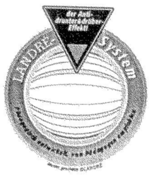der Anti-drunter&drüber-Effekt LANDRE-System Logo (DPMA, 23.10.1996)