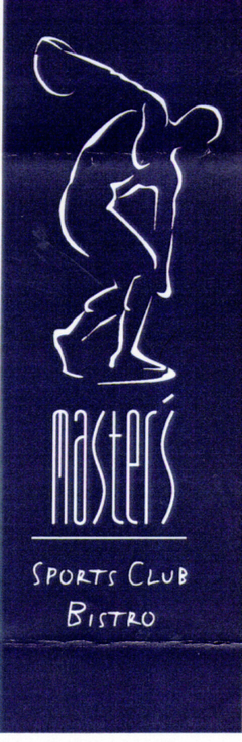 master's SPORTS CLUB BISTRO Logo (DPMA, 22.05.1998)