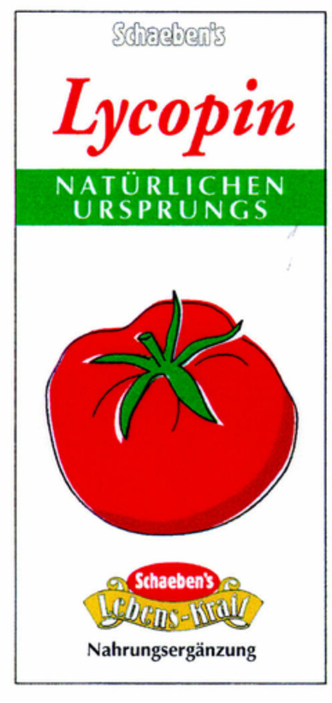 Schaeben's Lycopin Logo (DPMA, 21.04.1999)