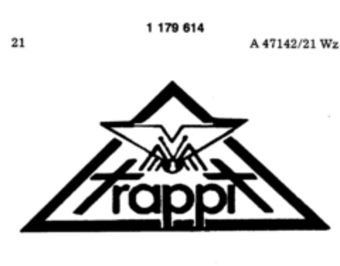 trappit Logo (DPMA, 10/20/1989)