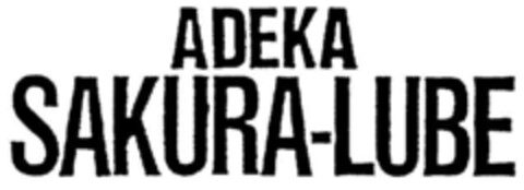 ADEKA SAKURA-LUBE Logo (DPMA, 06/19/1991)