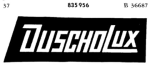 DUSCHOLUX Logo (DPMA, 26.09.1966)