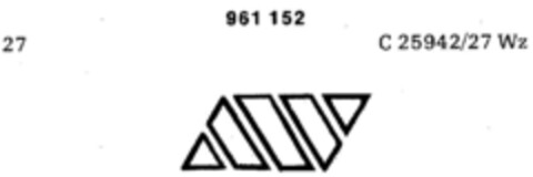 961152 Logo (DPMA, 27.10.1976)