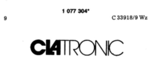 CLA TRONIC Logo (DPMA, 07.03.1985)