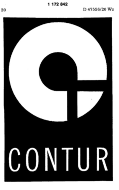 CONTUR Logo (DPMA, 01/31/1990)