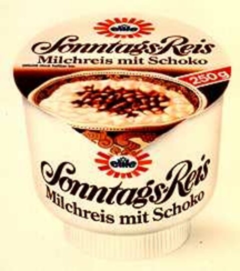 Sonntags-Reis Milchreis mit Schoko Logo (DPMA, 11/24/1982)