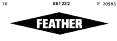 FEATHER Logo (DPMA, 11.04.1969)