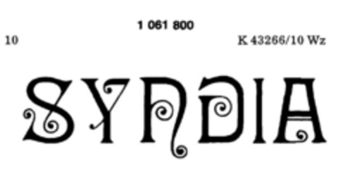 SYNDIA Logo (DPMA, 15.04.1981)