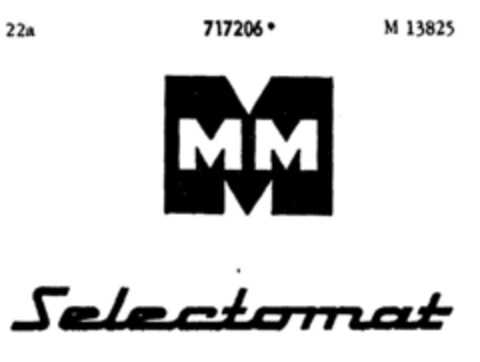 MMM Selectomat Logo (DPMA, 07.07.1958)