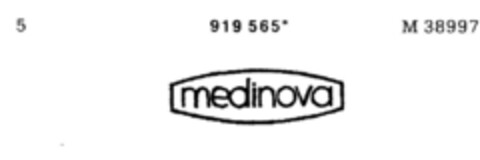 medinova Logo (DPMA, 03/22/1974)