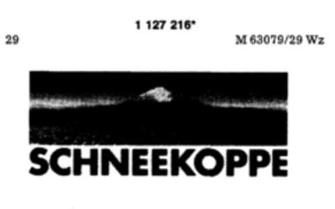 SCHNEEKOPPE Logo (DPMA, 17.06.1988)