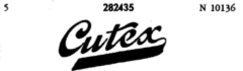 Cutex Logo (DPMA, 11.05.1920)