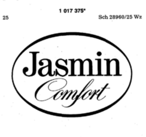 Jasmin Comfort Logo (DPMA, 03/04/1981)