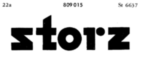 storz Logo (DPMA, 07/21/1964)