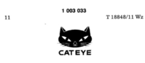 CAT EYE Logo (DPMA, 11/10/1978)