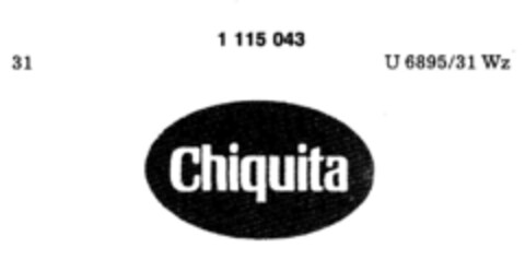 Chiquita Logo (DPMA, 13.03.1987)