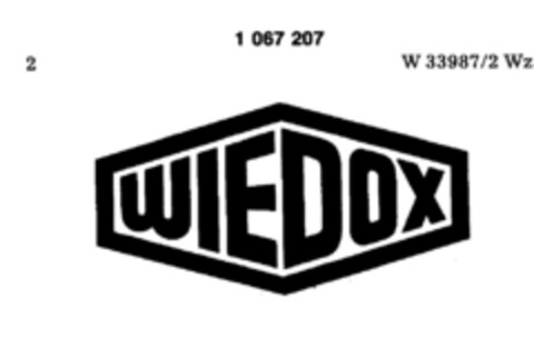 WIEDOX Logo (DPMA, 03/15/1984)