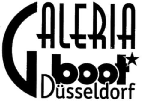 GALERIA boot Düsseldorf Logo (DPMA, 13.04.2000)