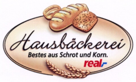 Hausbäckerei Bestes aus Schrot und Korn. real.- Logo (DPMA, 09.07.2008)