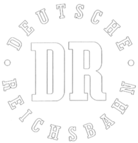 DEUTSCHE REICHSBAHN DR Logo (DPMA, 14.07.2008)