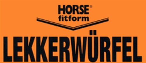 HORSE fitform LEKKERWÜRFEL Logo (DPMA, 05.09.2008)