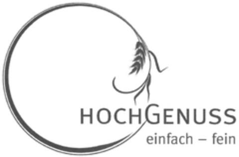 HOCHGENUSS einfach - fein Logo (DPMA, 25.05.2013)