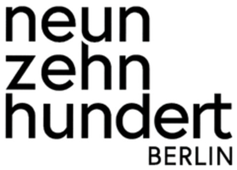 neun zehn hundert BERLIN Logo (DPMA, 12.02.2019)