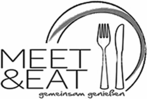 MEET&EAT gemeinsam genießen Logo (DPMA, 11/17/2020)