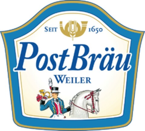 Post Bräu WEILER seit 1650 Logo (DPMA, 12.05.2021)