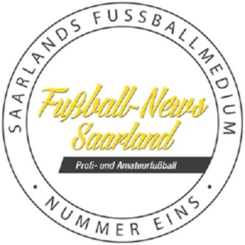 SAARLANDS FUSSBALLMEDIUM NUMMER EINS Fußball-News Saarland Logo (DPMA, 01/07/2022)