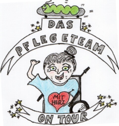 DAS PFLEGETEAM ON TOUR MIT HERZ Logo (DPMA, 11.02.2022)