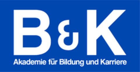 B & K Akademie für Bildung und Karriere Logo (DPMA, 02/14/2022)