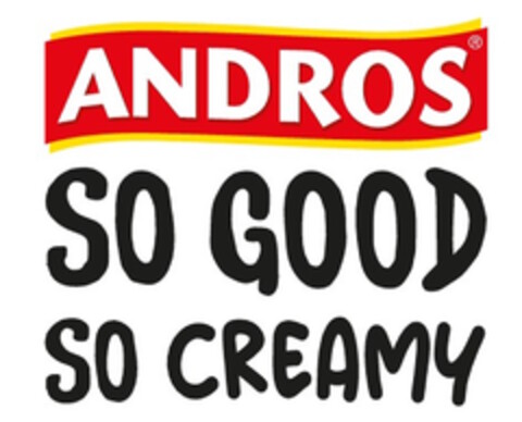 ANDROS SO GOOD SO CREAMY Logo (DPMA, 07.06.2023)