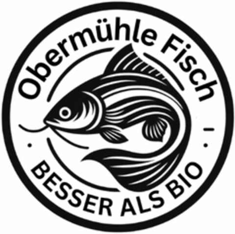 Obermühle Fisch BESSER ALS BIO Logo (DPMA, 05.03.2024)