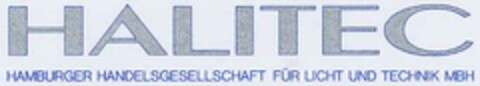 HALITEC HAMBURGER HANDELSGESELLSCHAFT FÜR LICHT UND TECHNIK MBH Logo (DPMA, 13.02.2002)