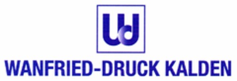 Wd WANFRIED-DRUCK KALDEN Logo (DPMA, 08/08/2003)