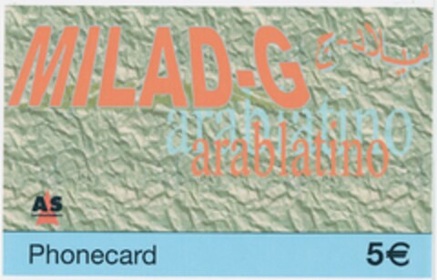 MILAD-G Phonecard 5€) Logo (DPMA, 15.09.2003)