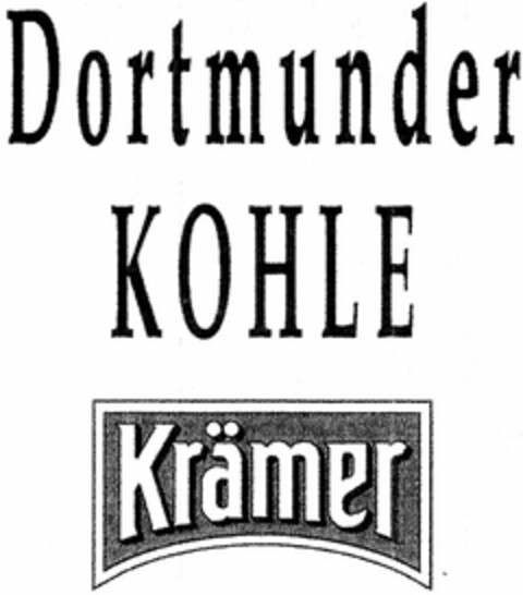 Dortmunder KOHLE Krämer Logo (DPMA, 04.10.2004)