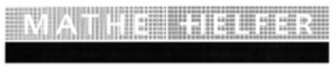MATHE HELFER Logo (DPMA, 29.06.2005)