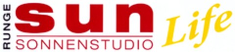 RUNGE sun SONNENSTUDIO Life Logo (DPMA, 09.03.2007)