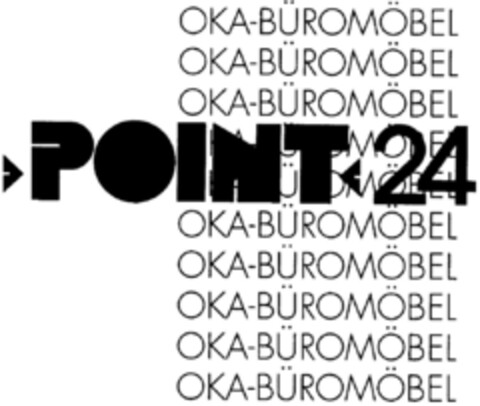 POINT 24 OKA-BÜROMÖBEL Logo (DPMA, 01.02.1995)