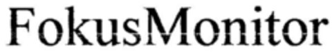 FokusMonitor Logo (DPMA, 03/11/1999)